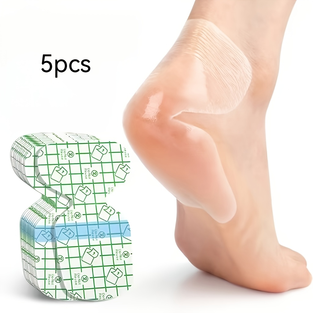 Heel Liner Grip - 5/10 Pcs Invisible Moisturizing Heel Stickers