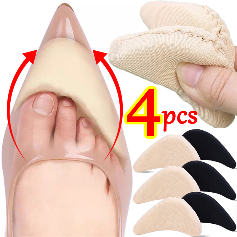 Heel Liner Grip - 4pcs=2pairs Women's Sponge Forefoot Insert Pads