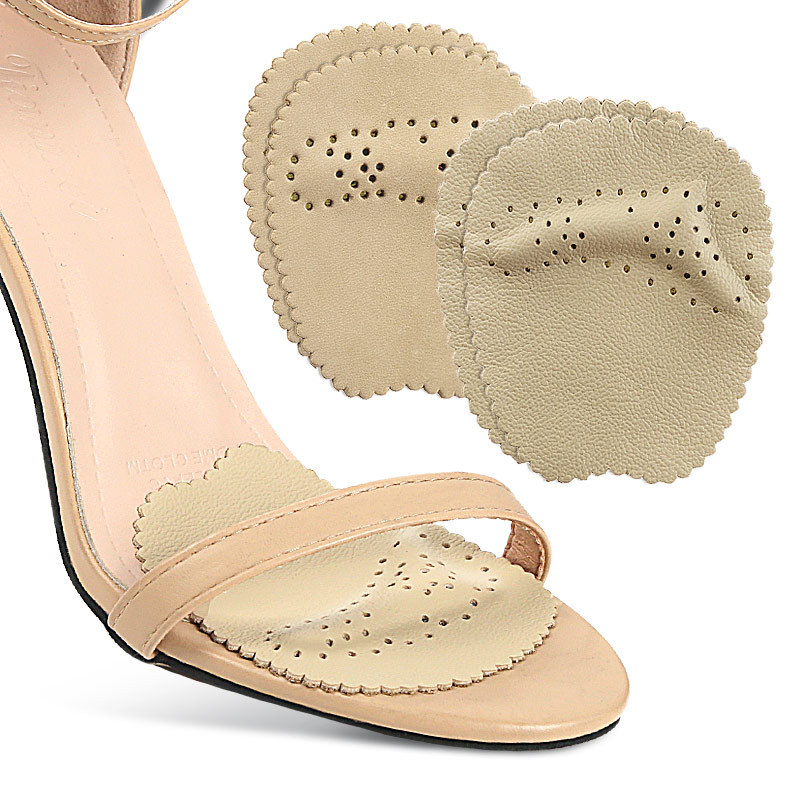 Heel Liner Grip - Cowhide Leather Forefoot Pad Shoes Pads
