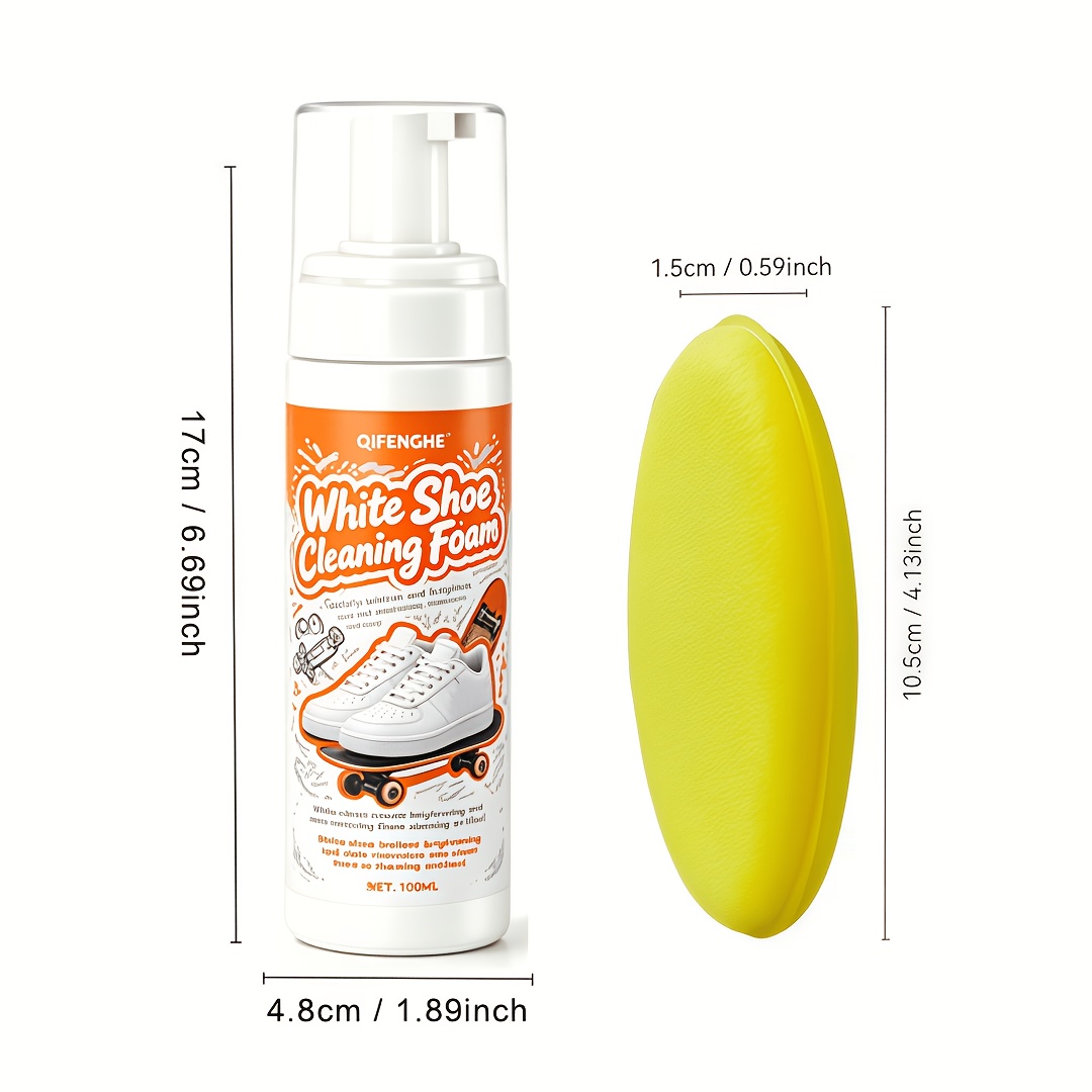 Portable No Rinse White Shoe C - Sneaker Care ulasan dan harga