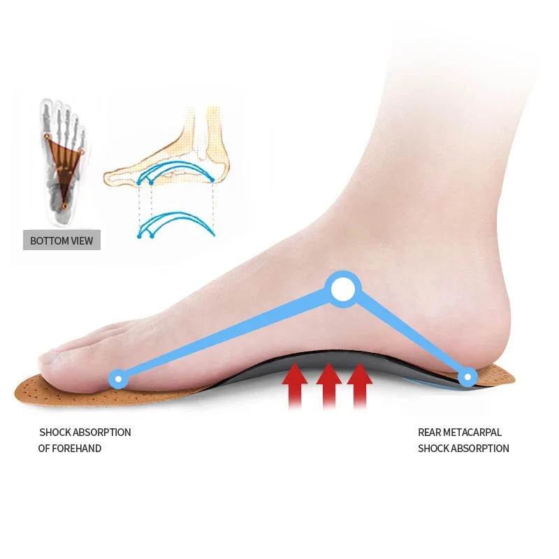 2Pairs Unisex Leather Orthoped - Sneaker Care ulasan dan harga