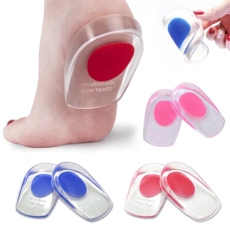 1 Pair EU40-44 gel insole sili - Heel Liner Grip ulasan dan harga