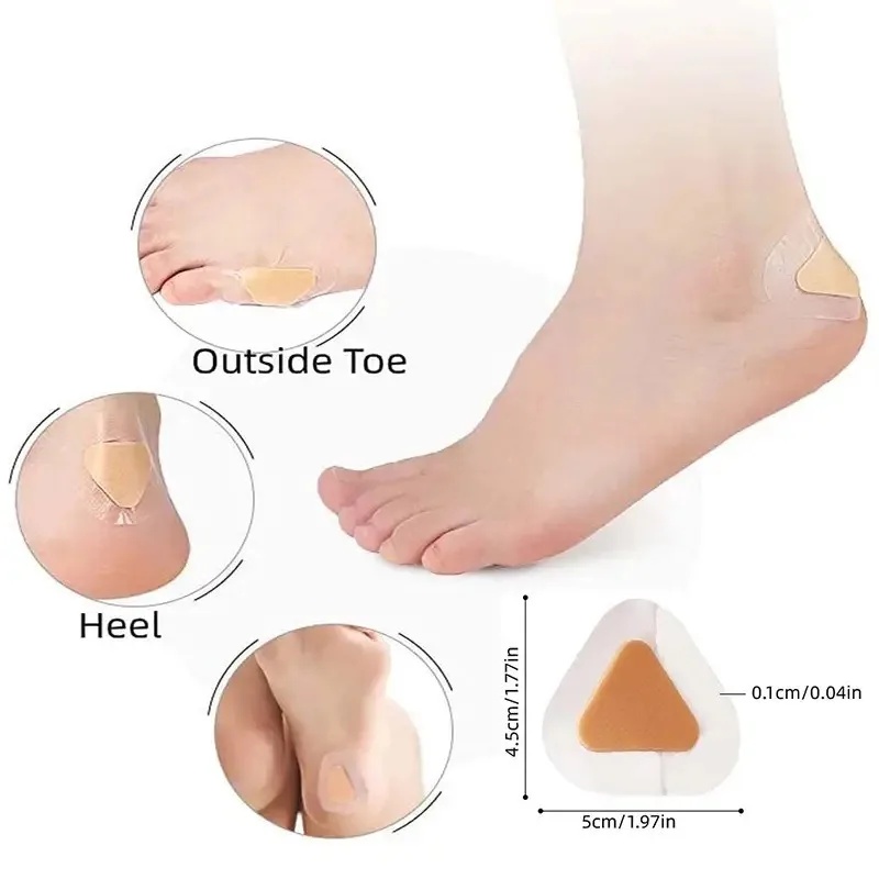 10/30/50Pcs Blister Pads Adhes - Heel Liner Grip ulasan dan harga