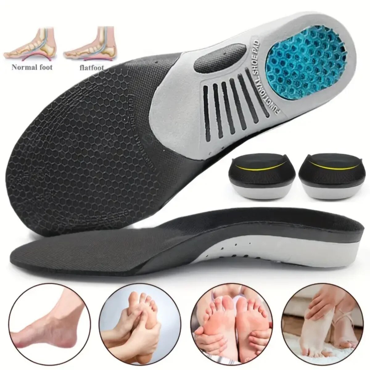 1Pair Orthopedic Insoles Ortho - Sneaker Care ulasan dan harga