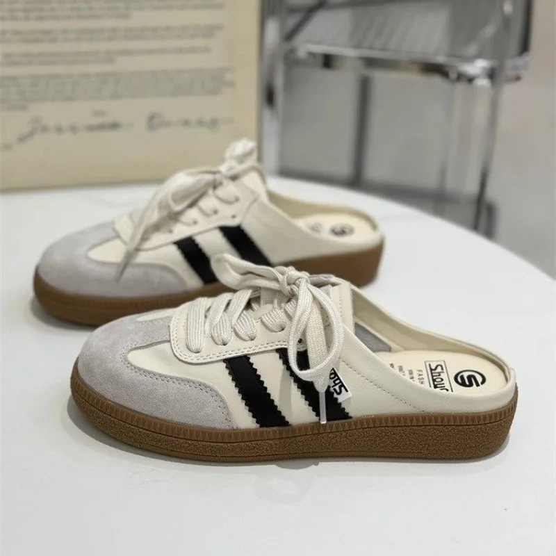 Women Mules Shoes Sports Round - Sneaker Care Set ulasan dan harga