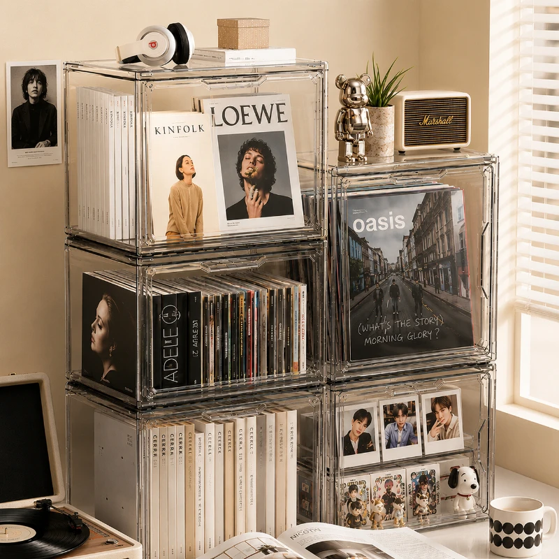 Transparent Storage Box Organi - Shoe Box Display ulasan dan harga