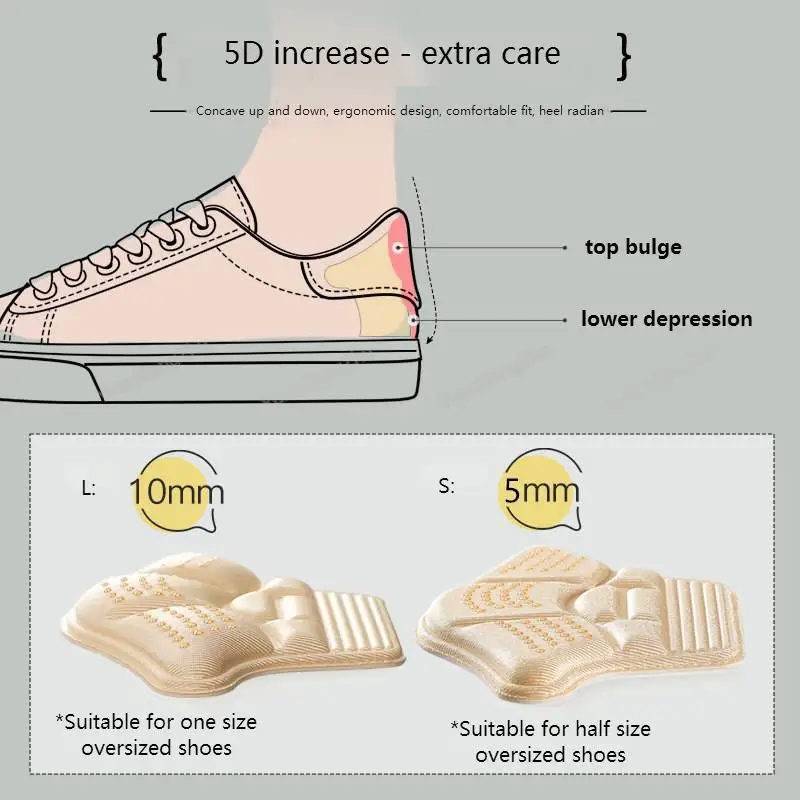 10Pcs Feet Pads for Sneakers H - Heel Liner Grip ulasan dan harga