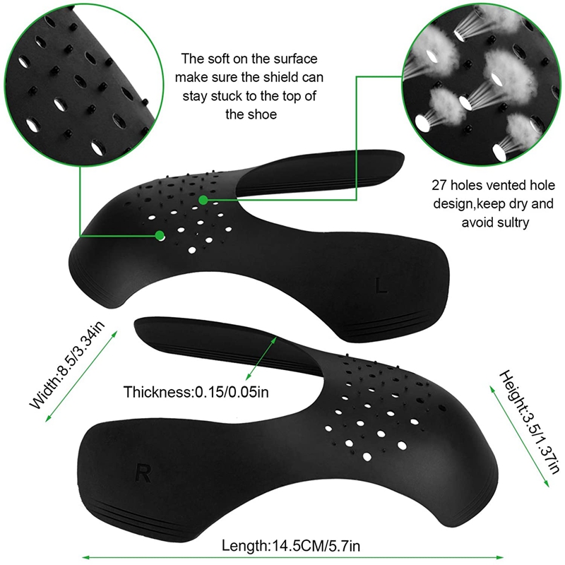 4Pcs Crease Protector Shoe Hea - Sneaker Protector Spray ulasan dan harga